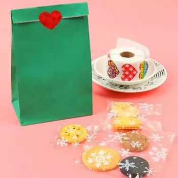 500Pcs/Roll Love Heart Shaped Label Sticker Scrapbooking Gift Packaging Seal