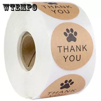 500pcs Спасибо за поддержку моего малого бизнеса Наклейка ручной работы Наклейка Золото Серебряная наклейка Подарочная упаковка Запечатанная этикетка One size