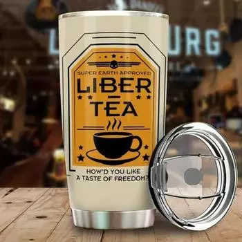 501-600 мл стакан из нержавеющей стали, изолированная чашка для воды, кружка для чая Liberty, отличный контроль температуры, геймерская мужская подарочная кофейная чашка для любителей игр A
