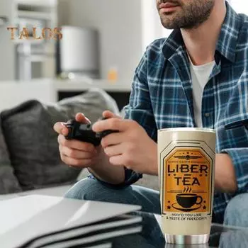 501-600 мл стакан из нержавеющей стали, изолированная чашка для воды, кружка для чая Liberty, отличный контроль температуры, геймерская мужская подарочная кофейная чашка для любителей игр A