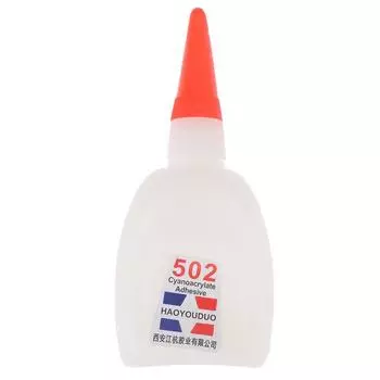 502 Сильный клей Мгновенный быстросохнущий цианакрилатный инструмент для ремонта сильного клея