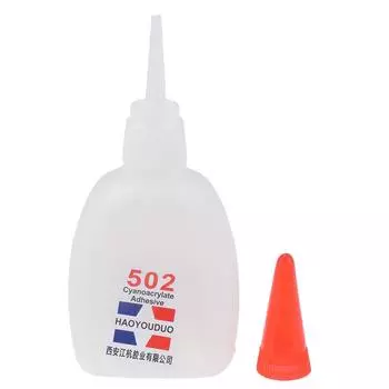 502 Сильный клей Мгновенный быстросохнущий цианакрилатный инструмент для ремонта сильного клея