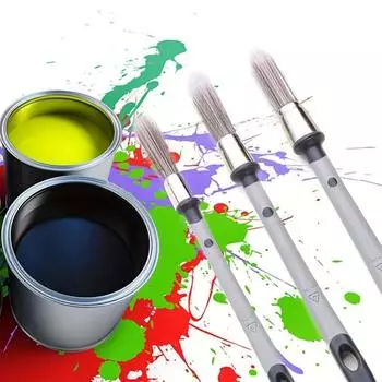 502 заостренная кисть с круглой головкой, наведение на зазор, угловая покраска, кисть для рисования 11#