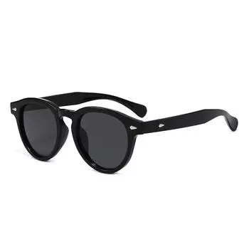 5095 Retro Rice Nail Round Sunglasses Wearable Myopia Glasses Anti-Blue Light Glasses regular
