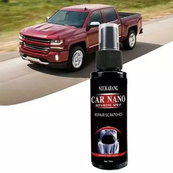 50/100/120 мл керамическое нанопокрытие для автомобиля, жидкое средство для ремонта царапин, спрей с нанокристаллическим гидрофобным слоем, полировка, уход за краской, мойка автомобиля