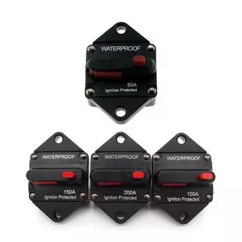 50/100/150/200A автомобильный автоматический выключатель питания протектор C