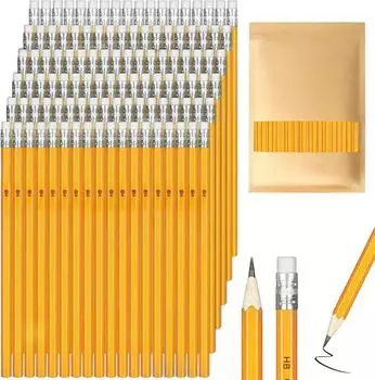 50/100/150 шт. деревянные графитовые карандаши HB, профессиональные карандаши для рисования, дневника, письма для школы 50 Pcs