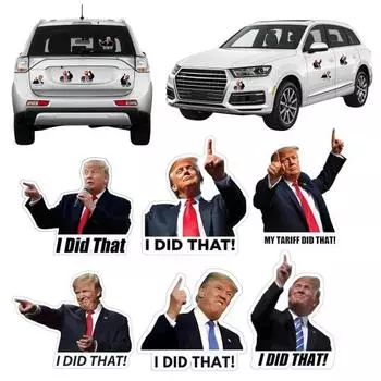 50/100/200 шт. наклейки Трамп «Я сделал это» наклейка на бензоколонку забавные картинки ПВХ виниловые водонепроницаемые наклейки на окна грузовики 50pcs C