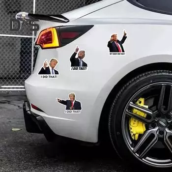 50/100/200 шт. наклейки Трамп «Я сделал это» наклейка на бензоколонку забавные картинки ПВХ виниловые водонепроницаемые наклейки на окна грузовики 50pcs A