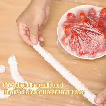 50/100/200 шт одноразовая пищевая пластиковая пленка пылезащитная пластиковая пленка белая эластичная прозрачная полиэтиленовая пластиковая пленка