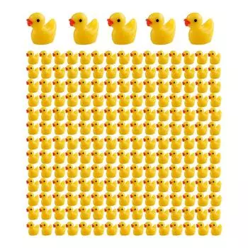 50/100/200 шт. смоляные миниатюрные фигурки уток украшения крошечные утки ручная работа микро ландшафт садовые поделки украшение дома