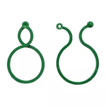 50/100/200 шт. Защищенные зажимы для растений, многоразовые зажимы для тыквы, многофункциональный держатель для растений, решетчатые зажимы для фиксации насаждений 50pcs