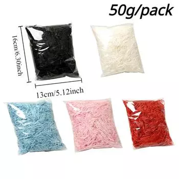 50/100 г красочная цветочная подарочная коробка из бумаги Lafite для наполнения свадьбы, дня рождения, Рождества, отпуска, украшения для дома, подарочная упаковка 50g розовый