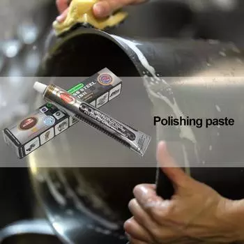 50/100 г полировальная паста для металла, хрома, меди, алюминия, латуни и других полирующих паст очищает металлические поверхности от ржавчины, окалины, жирных пятен Gold 50g