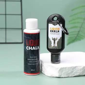 50/100 мл жидкий мел магниевый порошок фитнес тяжелая атлетика противоскользящий крем улучшает сцепление тяжелая атлетика скалолазание спортзал спорт 50ml