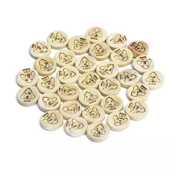 50/100 Pcs DIY Wood Button Clothing Decoration Accessories Sewing Material Scrapbooking Handmade Gift Natural Wooden Buttons