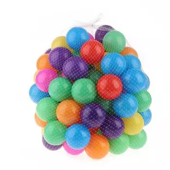 50/100 шт. 7 см мяч для бассейна с морской волной, цветные детские пластиковые мячи, детская яма для плавания с баскетбольным кольцом, игровой домик, игрушка для улицы 50PCS Random