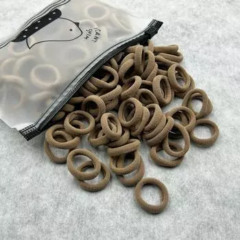 50/100 шт. Эластичные резинки для волос Аксессуары для волос для девочек Мини-разноцветная нейлоновая повязка на голову Детский держатель для хвостика Скранчи Украшения Подарок 50PCS