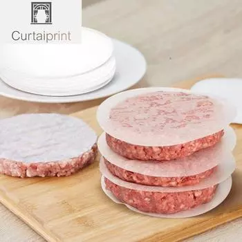 50/100 шт. круглая промокательная бумага для масла для гамбургеров, бумага для духовки, барбекю, гриля, поглощающий лист, бумага для пирожков для гамбургеров, кухонные инструменты 50pcs