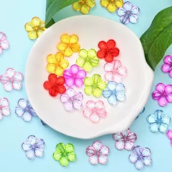 50/100 шт. кулон свободные бусины цветок сердце ракушка ожерелье браслет DIY ремесла для изготовления ювелирных изделий 50Pcs 10mm Sunflower