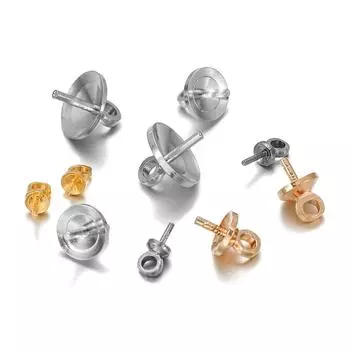 50-100 шт./лот, латунные подвески с полуотверстиями, булавки для глаз, бусины, торцевые заглушки, просверленные сверху, подвески, фурнитура, разъемы для изготовления ювелирных изделий 3mm x 100pcs