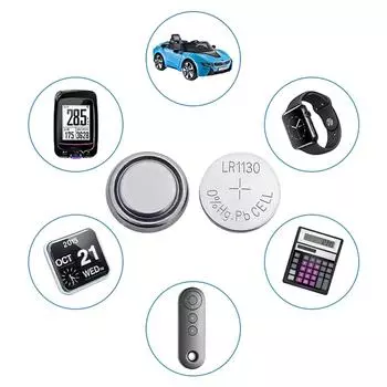 50/100 шт. LR1130 батарейка-таблетка AG10 экологически чистые светящиеся подарки игрушка LR54 часы электронные 1,55 В цинково-марганцевая батарейка 50