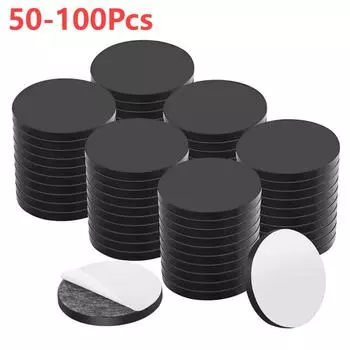 50/100 шт. Магнитные наклейки с точками, прочные самоклеящиеся магнитные наклейки с клейкой основой для холодильника, строительства, поделок, офиса