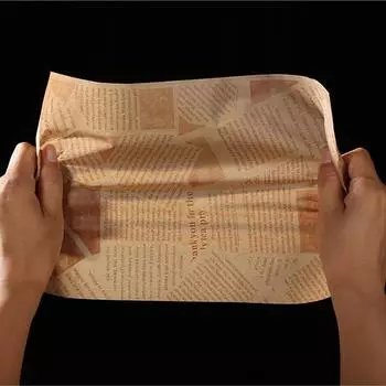 50/100 шт. маслостойкая бумага для упаковки сэндвичей, бургеров, хлеба, жареной пищи, фритюрницы, бумажные коврики для тарелок, аксессуары 50pcs 1515