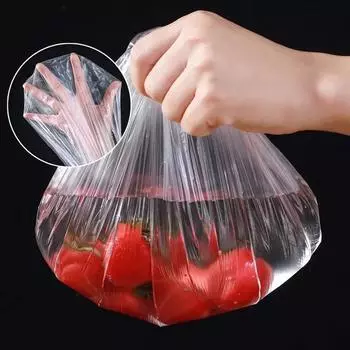 50/100 шт. многоразовые одноразовые пищевые крышки, пластиковая пленка, прочные эластичные крышки для еды, миски, эластичные чехлы для тарелок, кухонная сумка для хранения продуктов