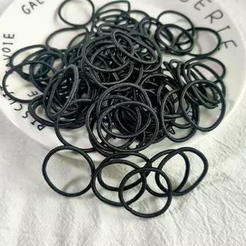 50/100 шт./Набор Детские Разноцветные Нейлоновые Эластичные Резинки для Волос Держатель для Хвоста Резинки Резинка Резинка Повязка на Голову Аксессуары для Волос для Девочек 50pcs