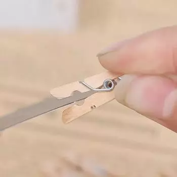 50/100 шт. натуральные деревянные фото зажимы пластиковые пружинные подвесные зажимы колышки DIY свадьба день рождения вечеринка настенное украшение фото зажимы