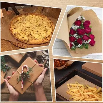 50/100 шт пергаментная бумага бумага для выпечки промасленная бумага подходит для тортов кондитерских изделий пищевая выпечка 50pc-25x35cm