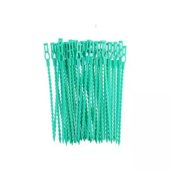 50/100 шт. пластиковая лента для роста деревьев, кустарников, крепеж для растений, садовые принадлежности, кабельные стяжки 23cm 50pcs