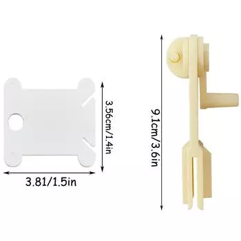 50/100 шт. Пластиковые катушки для ниток для вышивания, органайзер для ниток для намотки шпуль, самодельный держатель для хранения швейных ниток