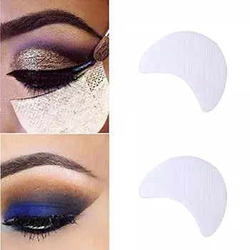 50/100 шт. подушечки для теней для век трафареты подушечки для теней для век патчи для теней для век наклейки для теней для век щит для глаз 100pcs белый