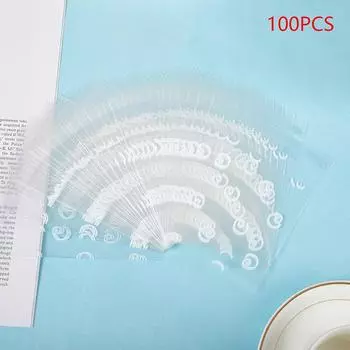 50/100 шт., прозрачные держатели для карт, сумки для хранения, корейский идол, фотокарты, id, защита для игровых карт, подарочная упаковка, канцелярские принадлежности, сделай сам 50PCS