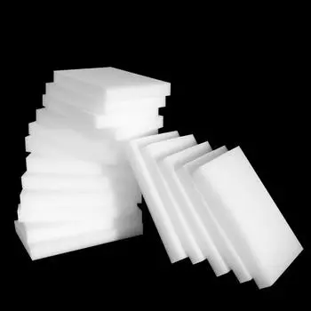 50/100 шт., волшебная губка-ластик, 100x60x10 мм, меламиновая губка, щетка для протирания, инструменты для ванной и кухни, чистящие средства для мытья посуды, чистящие губки 50Pcs белый