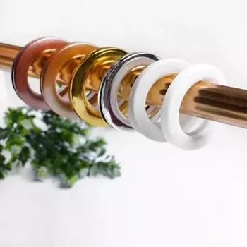 50/100 шт. высококачественные аксессуары для украшения дома, разноцветные пластиковые кольца, люверсы для штор, люверсы сверху 50pcs