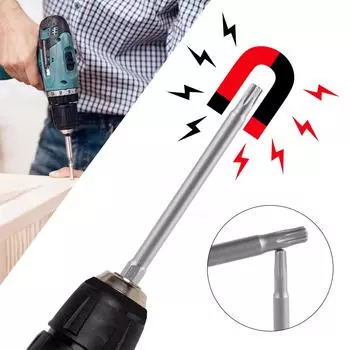 Набор бит Security Blossom 50/100 мм, шестигранный хвостовик 1/4 дюйма, магнитная отвертка Star с защитой от несанкционированного доступа, набор бит, магнитная отвертка 50