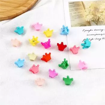 50/100PCS/Set Mini Girls Hair Claws Flower Crown Star Hairpins Cute Hair Clips For Baby Children Claw Hair Accessories Barrettes 50PCS
