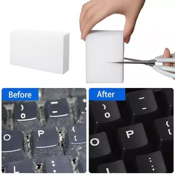 50/100X Car Eraser Melamine Cleaner Белая губка Многофункциональная кухонная ванная чистящая губка для мытья полировки краски салфетки 50PCS белый