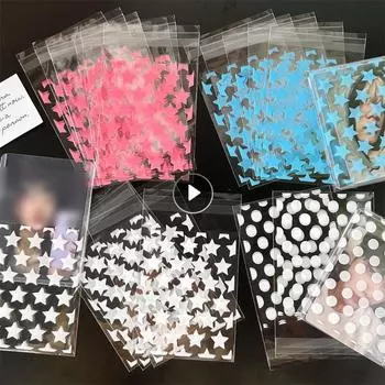 50/10 шт. Многоцелевой мешок Прозрачный мешок для хранения идола или анимации Периферийный пылевой мешок Упаковочный мешок Подарочный упаковочный мешок 10PCS