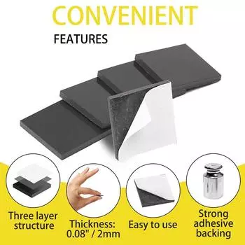 50-110pcs Magnetic Round/Square Self Adhesive Disc Magnets Round Rubber Soft Magnetic Sheet 20X2mm for Refrigerator Office