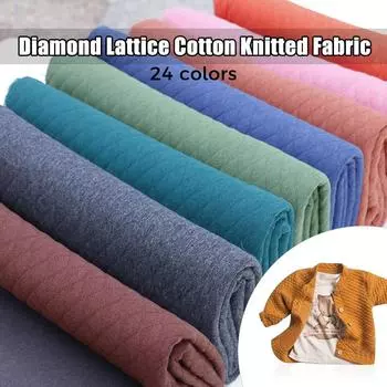 50*155 см плотная трикотажная стеганая ткань в клетку 3 слоя стеганая хлопковая теплая ткань для подкладки осенне-зимнего пальто своими руками ручная работа