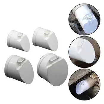 50-160 мм ПВХ дренажная труба напольные сливы автоматически закрывающийся клапан смещения-крышка 50mm