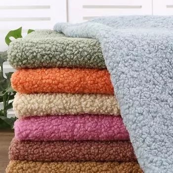 50*160 см искусственная овечья кудрявая искусственная шерсть меховая ткань турецкая теплая овечья флисовая ткань для шитья одежды подкладка для зимнего пальто сумка 1M