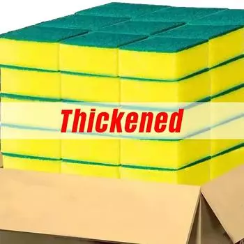 50/1 шт кухонная губка для мытья посуды двусторонняя впитывающая мягкая губка для мытья посуды наборы для удаления бытовых щеток для чистки губки 1PC