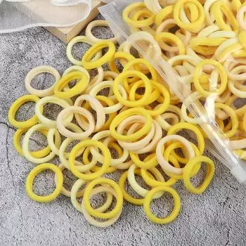 50-200 шт. Детские конфетные цвета резинки для волос для девочек 3 см базовые разноцветные резинки для волос для хвостика эластичные скранчи аксессуары для волос 50Pcs