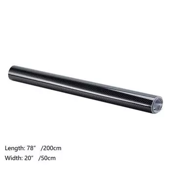 50*200см 5D Глянцевая Пленка из Углеродного Волокна 3D Текстура Авто Автомобиль Грузовик Интерьер DIY Декоративная Наклейка Авто Стайлинг Аксессуары чёрный