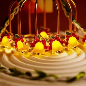 50/20 светодиодный колокольчик гирлянда USB-разъем сказочный светильник комнатные аксессуары гостиная спальня декор рождественская елка свадьба вечеринка гирлянда 2M 20LED